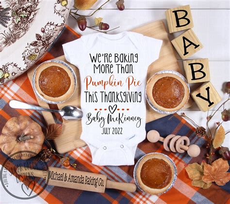 thanksgiving pregnancy announcement ideas